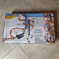 Hot Wheels Sky Crash Tower Motorized Track Set with Car, Stores 20+ 1:64 Cars by Price Is Right Miami