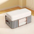 Houndstooth Large Storage Bag by DailySale