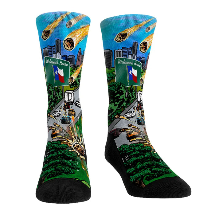 Houston Meteors by Rock 'Em Socks