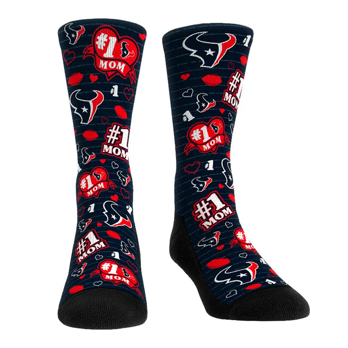 Houston Texans - #1 Mom by Rock 'Em Socks