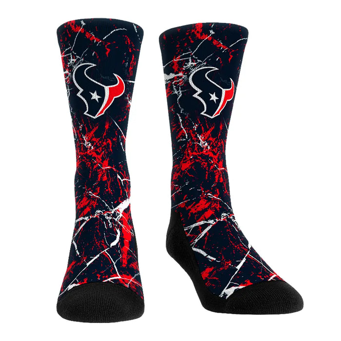 Houston Texans - Cracked Marble by Rock 'Em Socks