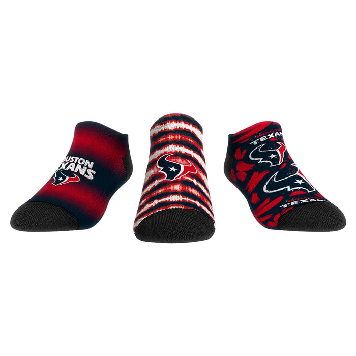 Houston Texans - Low Cut - Make Some Noise (3-Pack) by Rock 'Em Socks