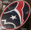 Houston Texans MEGA Style Logo 12" Magnet Heavy Duty Auto Home NFL Football