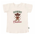 graphic tee | howdy gingerbread christmas by Finn + Emma