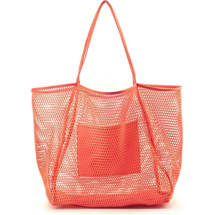 HOXIS Mesh Beach Tote Women's Shoulder Bag by DailySale