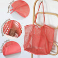 HOXIS Mesh Beach Tote Women's Shoulder Bag by DailySale