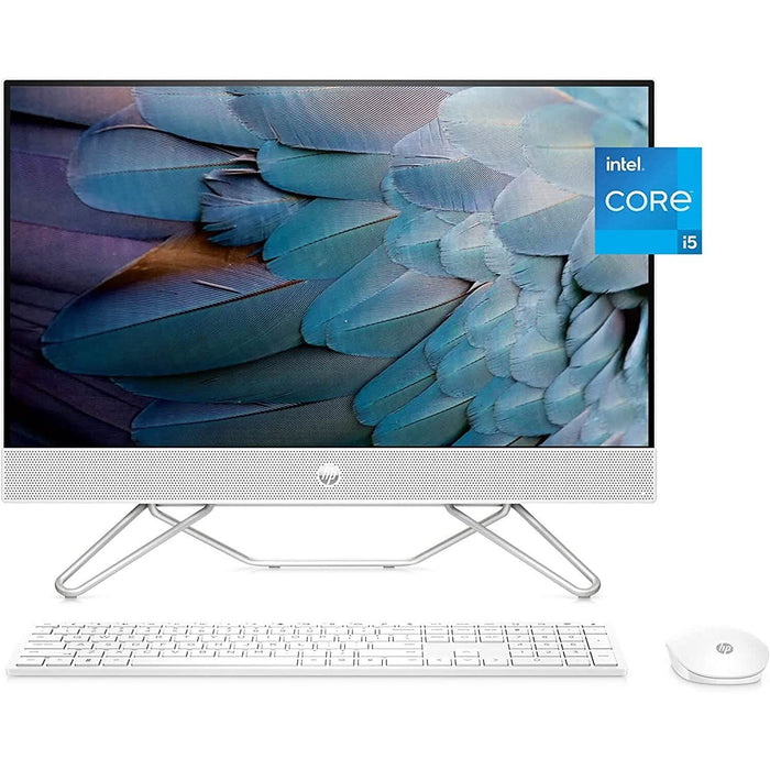 HP All-in-One Bundle PC, 23.8" FHD Touchscreen Display, Intel Core i5-1235U 8GB RAM 512GB SSD (Refurbished) by DailySale