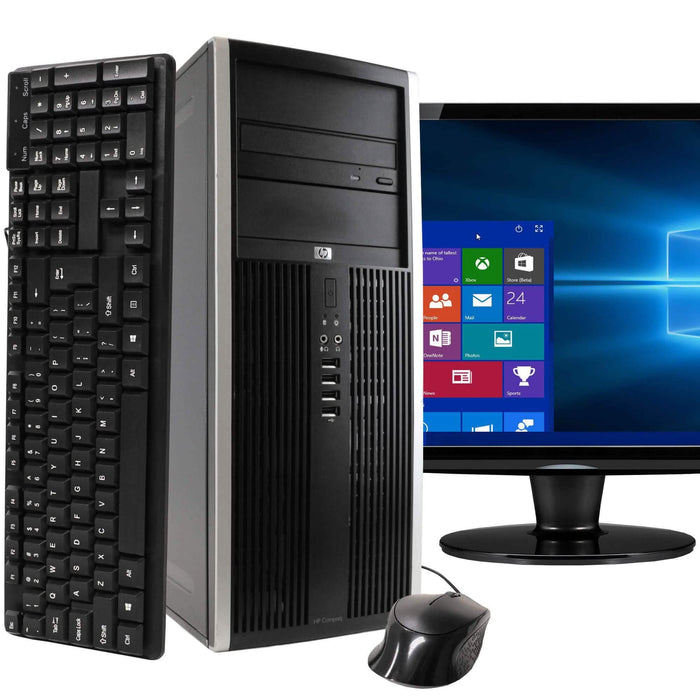 HP Compaq Elite 8100 Tower Computer PC with 22" Wide Screen Monitor (Refurbished) by DailySale