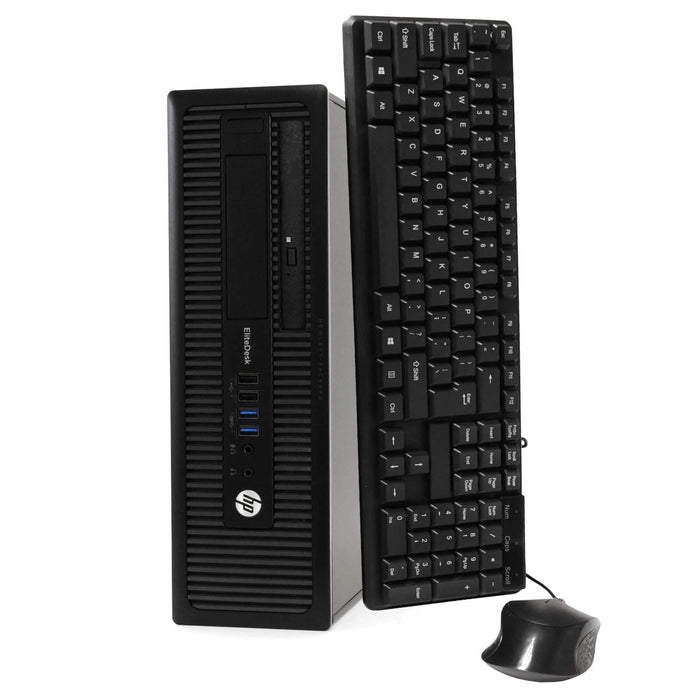 HP EliteDesk 800 G1 Desktop Computer PC 3.20 GHz Intel i5 Quad Core Gen 4 (Refurbished) by DailySale