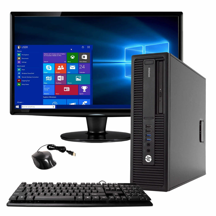 HP EliteDesk 800 G2 Desktop Computer (Refurbished) by DailySale