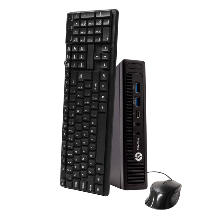 HP EliteDesk 800G1 Tiny Form Factor Computer PC 240GB SSD Windows 10 Professional (Refurbished) by DailySale