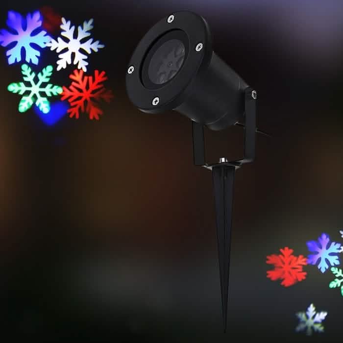 LED Christmas Moving Snowflake Lights Show Laser Projector by DailySale