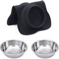 Hubulk 2 Stainless Steel Dog Bowl with No Spill Non-Skid Silicone Mat by DailySale