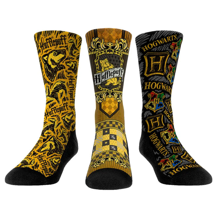 Hufflepuff - 3-Pack by Rock 'Em Socks