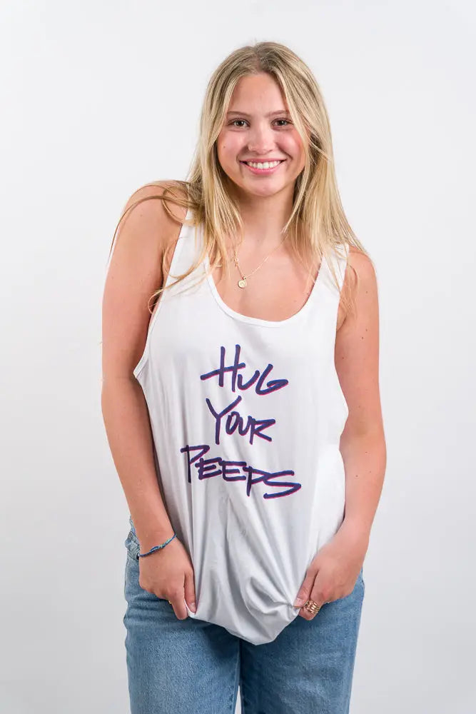 Hug Your Peeps Tank by Swell-O-Phonic