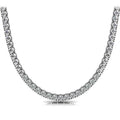 Huge 23 Ct TW Round Cut Natural Diamond Tennis Necklace 14K White Gold 18" by DailySale