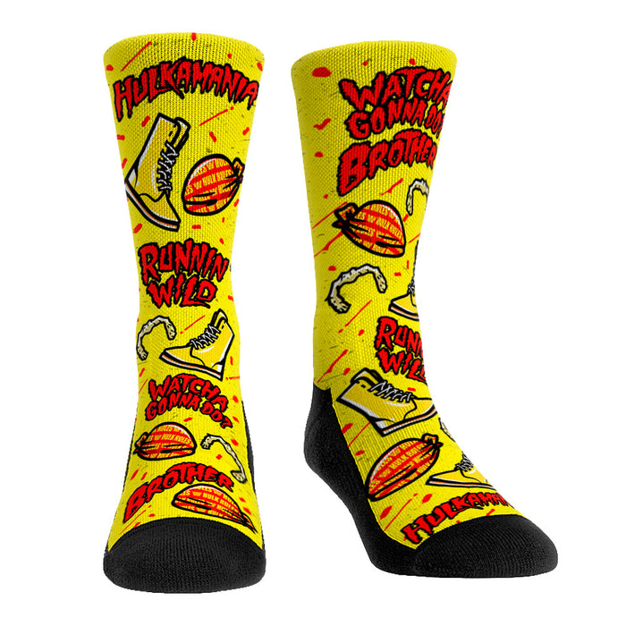 Hulk Hogan - All-Over Icons by Rock 'Em Socks