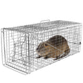 Humane Catch Release Live Animal Collapsible Galvanized Wire Trap Cage by DailySale