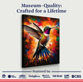 Humming Bird Abstract Wall Art by Tailored Canvases