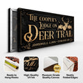 Hunting Lodge Sign by Tailored Canvases