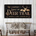 Hunting Lodge Sign by Tailored Canvases