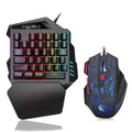 HXSJ J50 One-Handed Gaming Keyboard Mouse Combo by DailySale