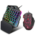 HXSJ J50 One-Handed Gaming Keyboard Mouse Combo by DailySale