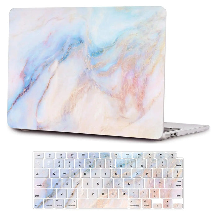 Hybrid-Flex Blue Marble Arts Case - MacBook Pro 13" (2020-2022, Intel & M1/M2) by Zerodamage Sahara Case LLC