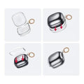 Hybrid Flex Shiny Charcoal - Samsung Galaxy Buds Live, Buds Pro, and Buds2 Pro by Zerodamage Sahara Case LLC