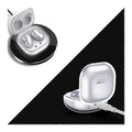 Hybrid Flex Shiny White Case - Samsung Galaxy Buds Live, Buds Pro, and Buds2 Pro by Zerodamage Sahara Case LLC