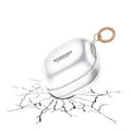 Hybrid Flex Shiny White Case - Samsung Galaxy Buds Live, Buds Pro, and Buds2 Pro by Zerodamage Sahara Case LLC