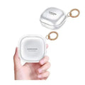 Hybrid Flex Shiny White Case - Samsung Galaxy Buds Live, Buds Pro, and Buds2 Pro by Zerodamage Sahara Case LLC