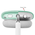 Hybrid-Flex Transparent Green Case - Apple AirPods Max by Zerodamage Sahara Case LLC