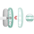 Hybrid-Flex Transparent Green Case - Apple AirPods Max by Zerodamage Sahara Case LLC