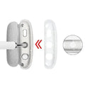 Hybrid-Flex Transparent Sparkle Case - Apple AirPods Max by Zerodamage Sahara Case LLC