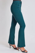 Hyperstretch High Rise Flare - Blue Steele by Boutique 23