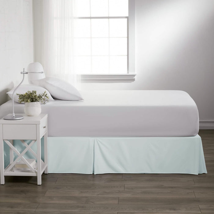 Hypoallergenic Pleated Premium Solid Bed Skirt by DailySale