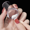 Hypoallergenic Silicone Nail Stamper and Scraper Set for French Manicure Stamping Plate by DailySale