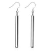 Hypoallergenic Sterling Silver Bar Hook Earrings