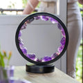 I Am At Peace - Spiritual Protection Amethyst Lamp by Conscious Items
