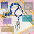I Am Blessed - 999 Dream Catcher Necklace of Miracles by Conscious Items