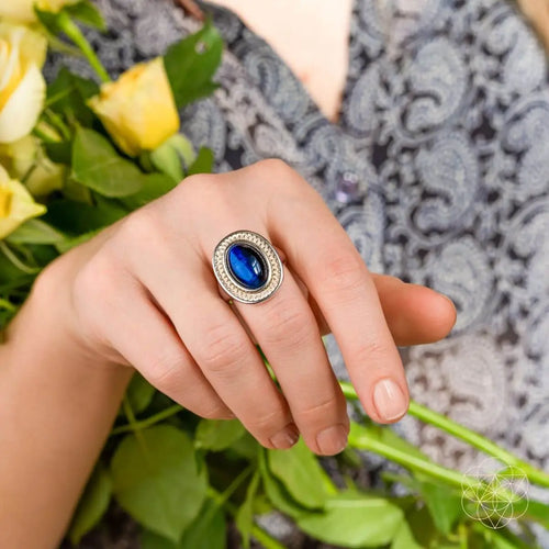 I Am Fearless: Dragon’s Eye Silver Ring of Protection by Conscious Items