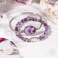 I Am Fortunate - 777 Lucky Amethyst Bracelet Set by Conscious Items