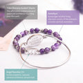 I Am Fortunate - 777 Lucky Amethyst Bracelet Set by Conscious Items