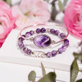 I Am Fortunate - 777 Lucky Amethyst Bracelet Set by Conscious Items
