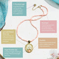 I Am Love - 333 Pink Opal Silver Necklace of True Love by Conscious Items