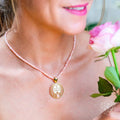 I Am Love - 333 Pink Opal Silver Necklace of True Love by Conscious Items