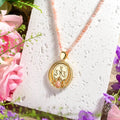 I Am Love - 333 Pink Opal Silver Necklace of True Love by Conscious Items