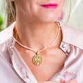I Am Love - 333 Pink Opal Silver Necklace of True Love by Conscious Items