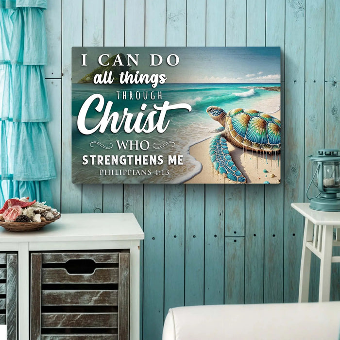 I Can Do All Things Faith Sign II by Tailored Canvases